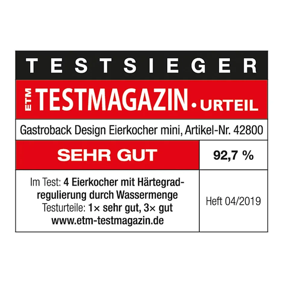 GASTROBACK Design Eierkocher Mini New