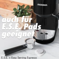 GASTROBACK Design Espresso Piccolo Schwarz Discount
