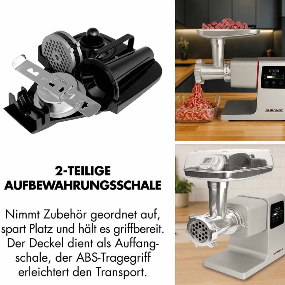 GASTROBACK Design Fleischwolf 6-in-1 Power Pro #10 New