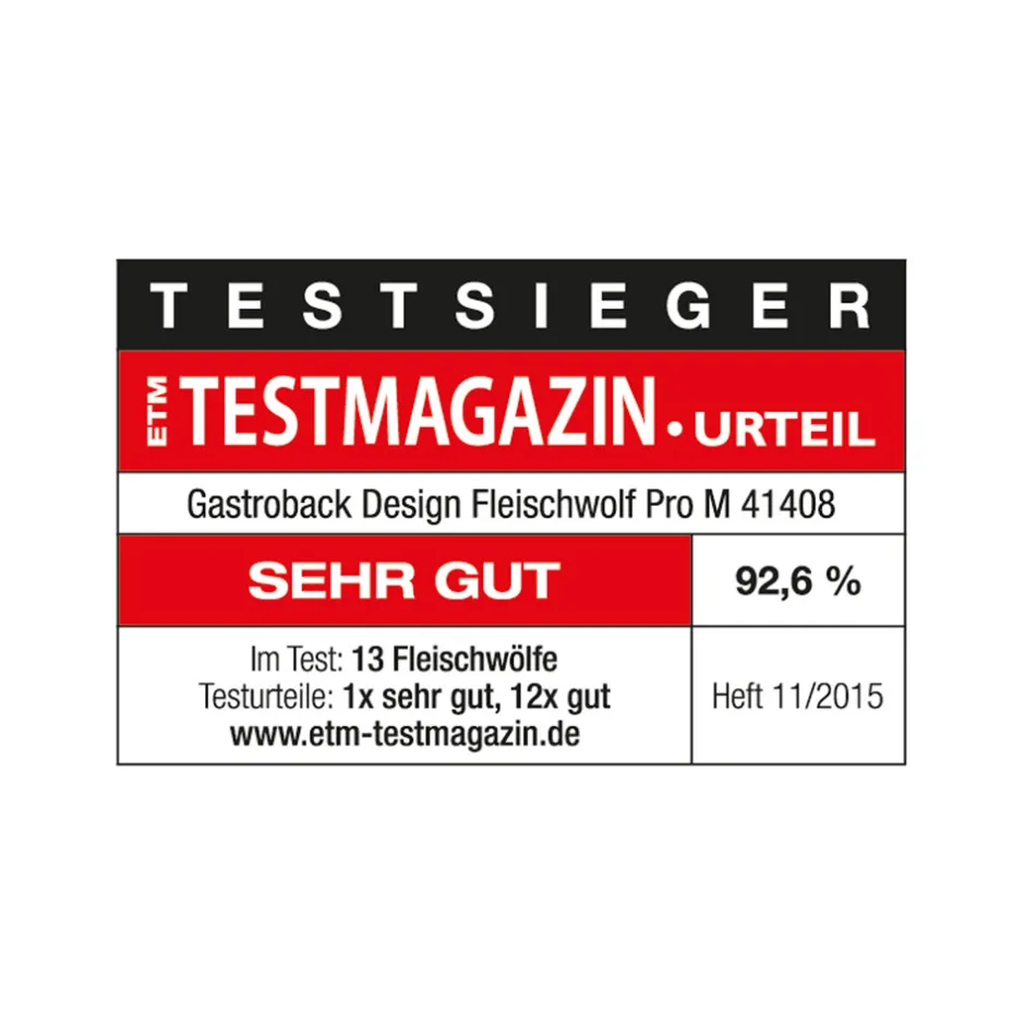 GASTROBACK Design Fleischwolf Pro M Best