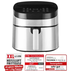 GASTROBACK Design Heißluftfritteuse Air Pro XXL Hot