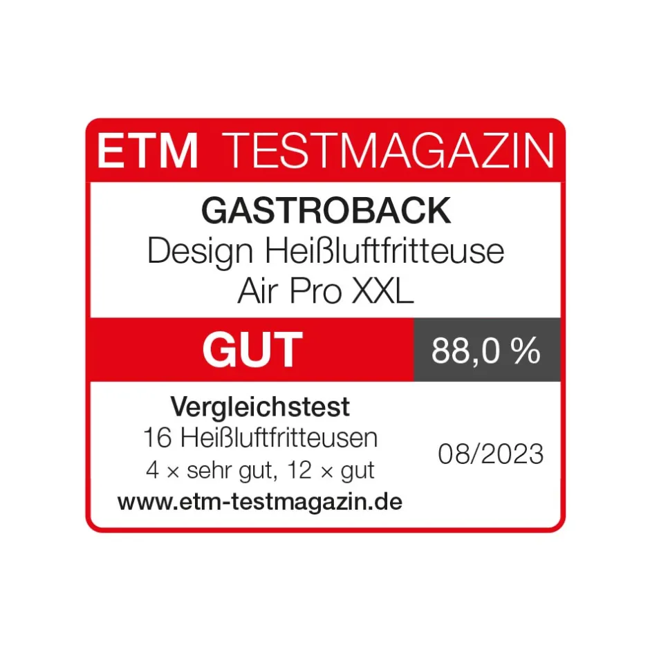 GASTROBACK Design Heißluftfritteuse Air Pro XXL Hot