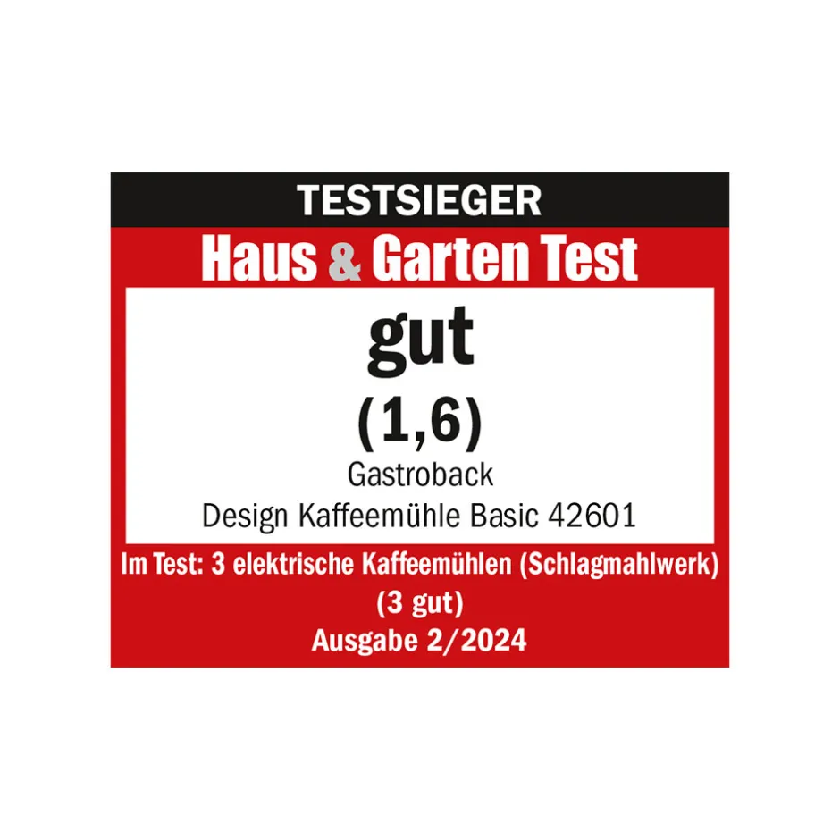 GASTROBACK Design Kaffeemühle Basic Outlet