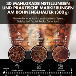 GASTROBACK Design Kaffeemühle Pro Touch 30 Best