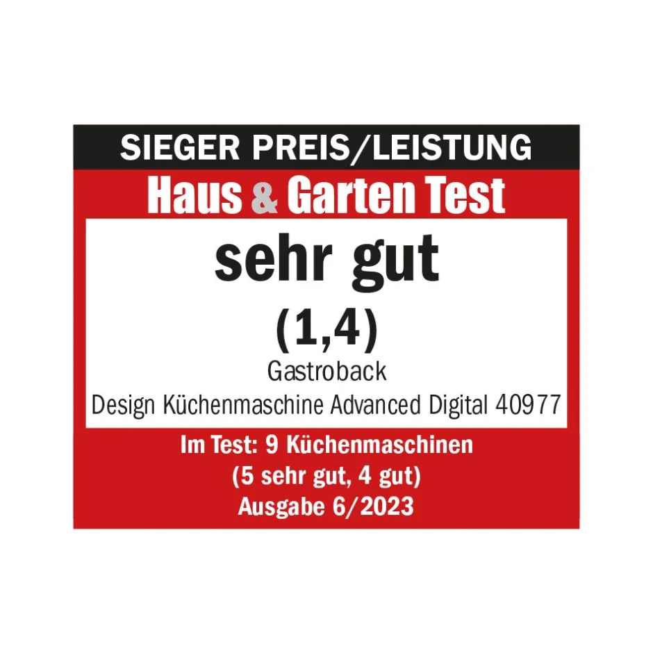 GASTROBACK Design Küchenmaschine Advanced Digital Sale