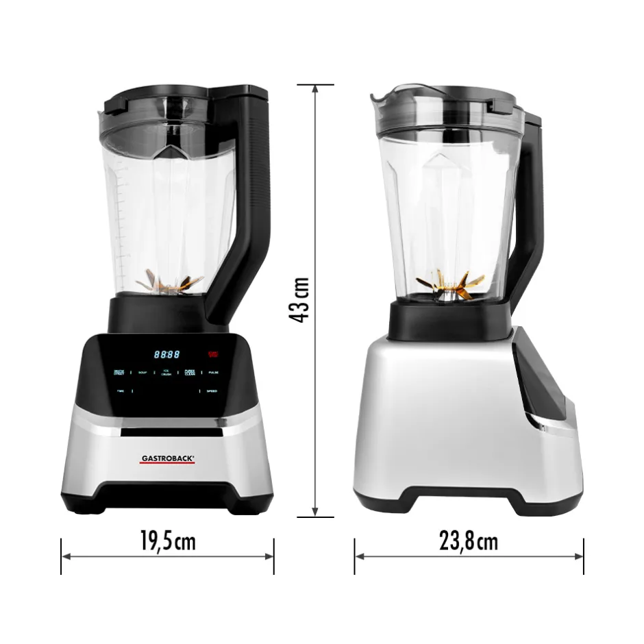 GASTROBACK Design Multi-Power Standmixer Mix & Soup 2.000 W Clearance