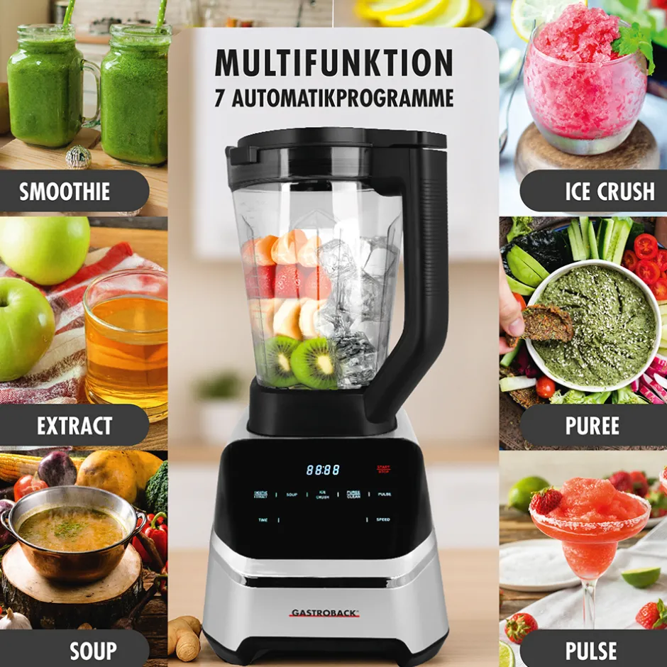 GASTROBACK Design Multi-Power Standmixer Mix & Soup 2.000 W Clearance
