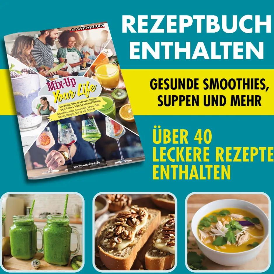 GASTROBACK Design Multi-Power Standmixer Mix & Soup 2.000 W Clearance