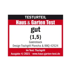 GASTROBACK Design Tischgrill Plancha & BBQ Hot