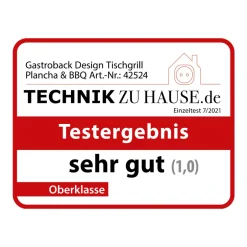 GASTROBACK Design Tischgrill Plancha & BBQ Hot