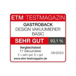 GASTROBACK Design Vakuumierer Basic Best