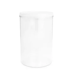 GASTROBACK Dose mit Deckel, 5,5 l,Dose glasklar, Deckel weiß Outlet