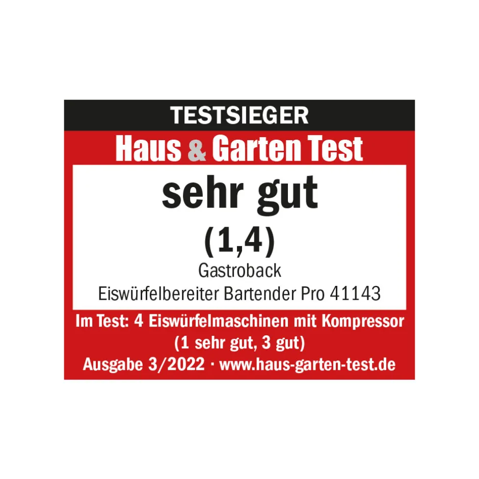 GASTROBACK Eiswürfelbereiter Bartender Pro Sale
