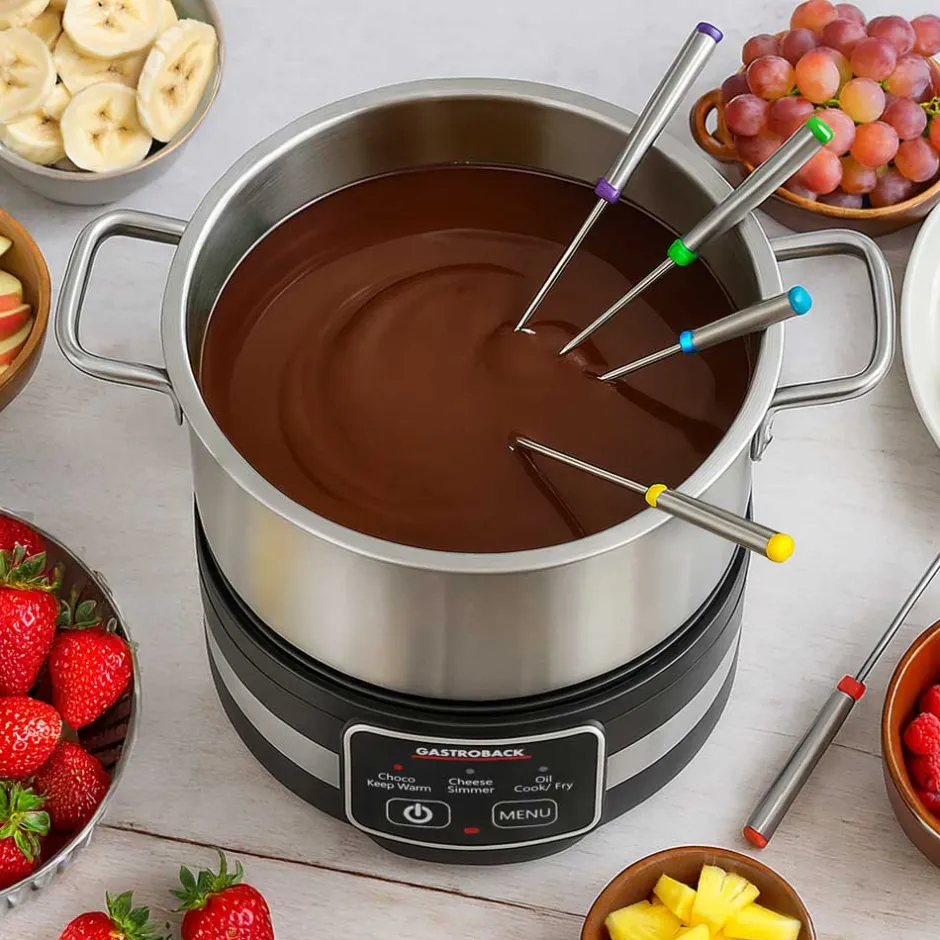 GASTROBACK Fondue MultiCook 4-in-1 & Kochplatte Clearance
