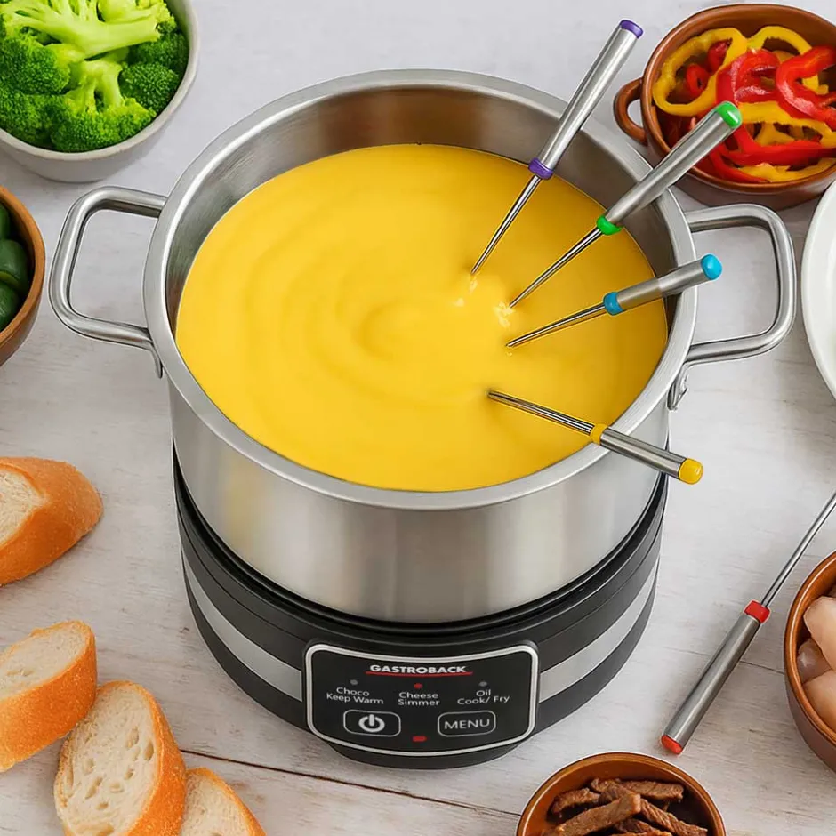 GASTROBACK Fondue MultiCook 4-in-1 & Kochplatte Clearance