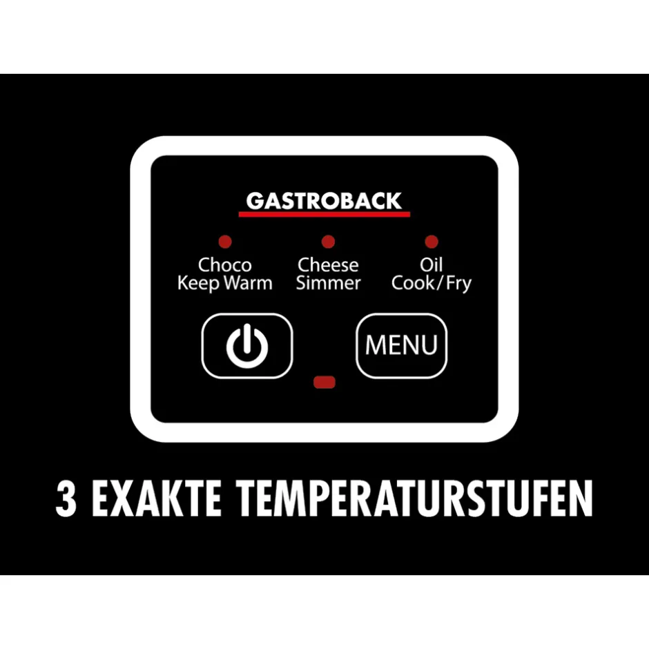 GASTROBACK Fondue MultiCook 4-in-1 & Kochplatte Clearance