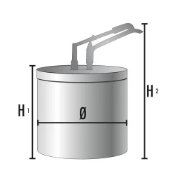 GASTROBACK Gebäckfüllm. mit Hebelbed. 1-tlg.10 l Outlet