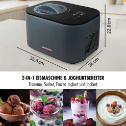 GASTROBACK Mini Gelateria 2-in-1 Kompressor-Eismaschine 1 l Clearance