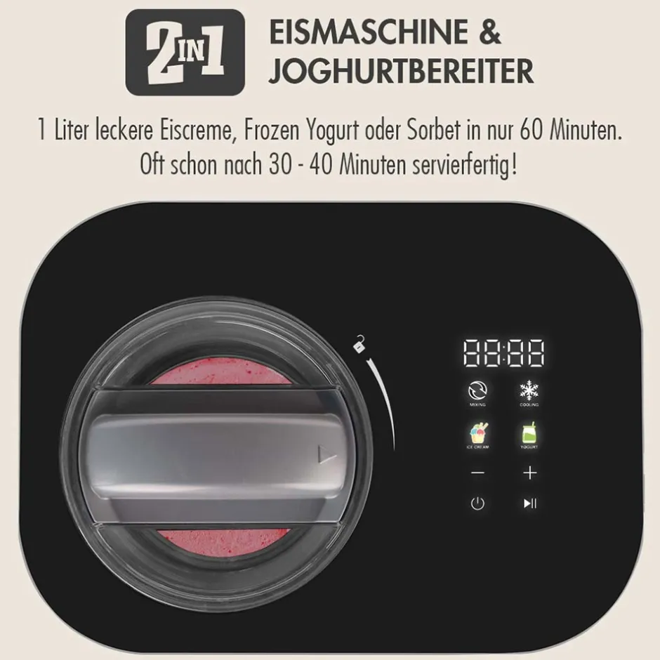 GASTROBACK Mini Gelateria 2-in-1 Kompressor-Eismaschine 1 l Clearance